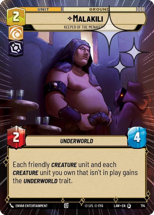 Malakili - Keeper of the Menagerie Card Front