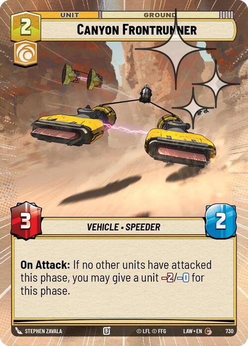Canyon Frontrunner Card Front