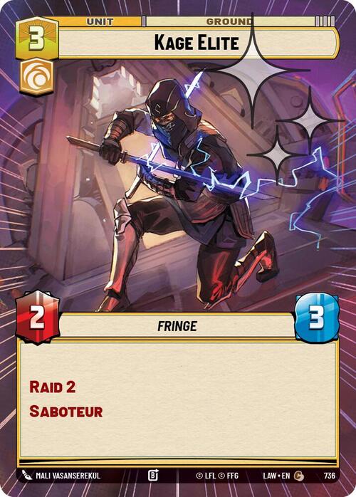 Kage de élite Frente