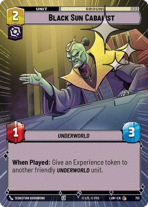 Cabalista del Sol Negro Frente