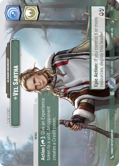 Vel Sartha, Rivoluzionaria Di Aldhani Card Front