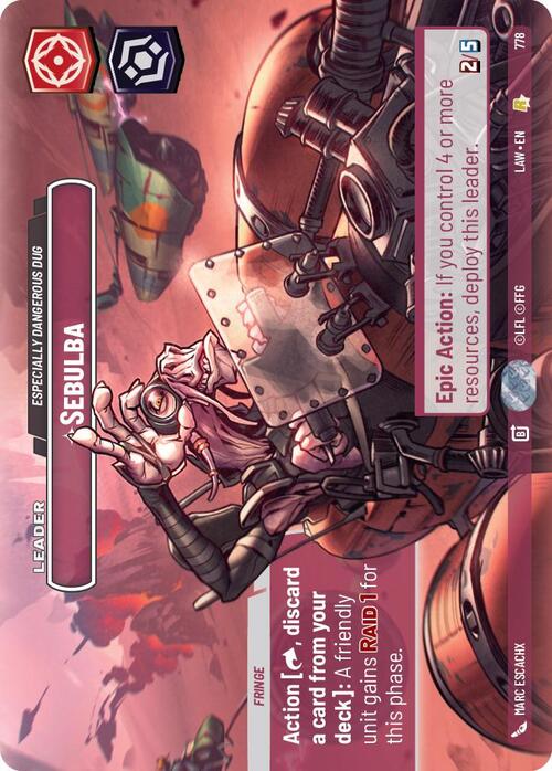 Sebulba - Especially Dangerous Dug Card Front