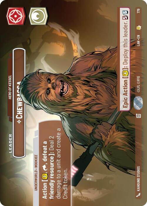 Chewbacca - Hero of Kessel Card Front