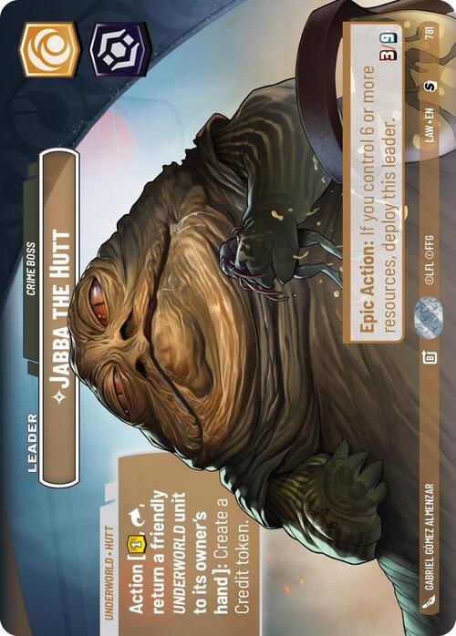 Jabba el Hutt, Jefe criminal Frente