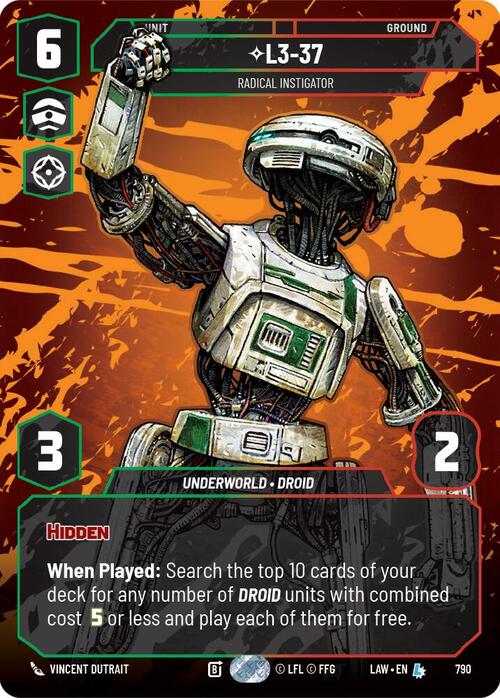 L3-37 - Radical Instigator Card Front