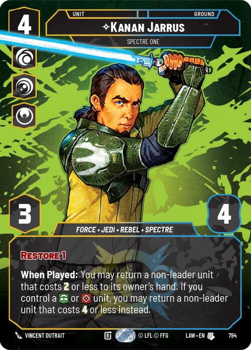 Kanan Jarrus, Spectre One Frente