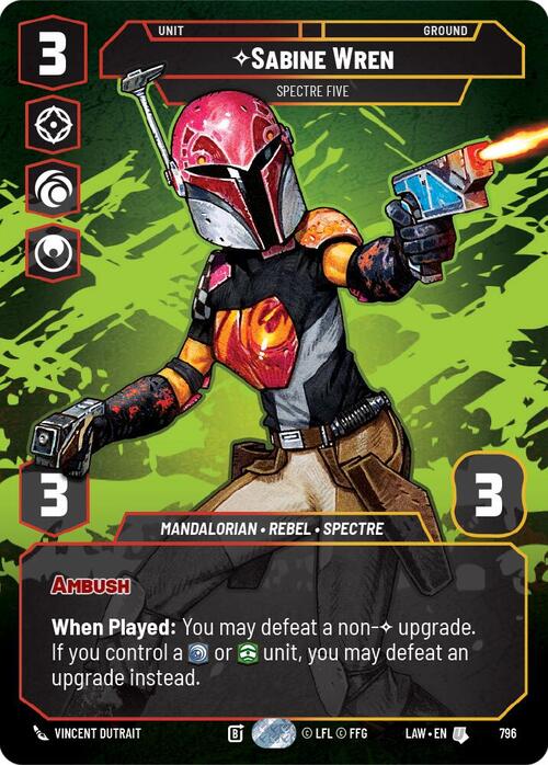 Sabine Wren, Spectre Five Frente