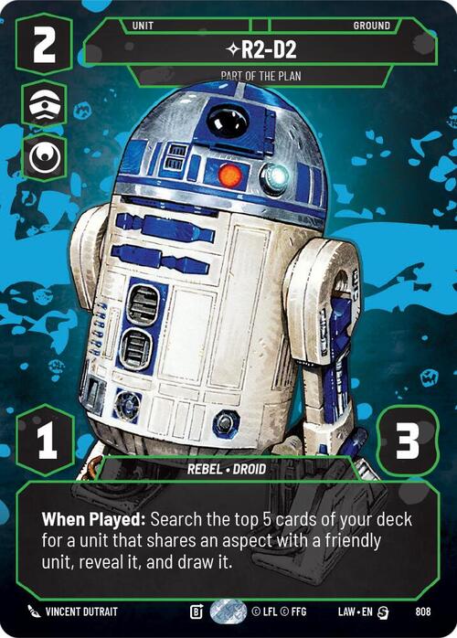 R2-D2 - Part of the Plan Card Front