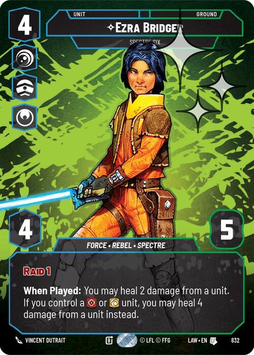 Ezra Bridger - Spectre Six Card Front