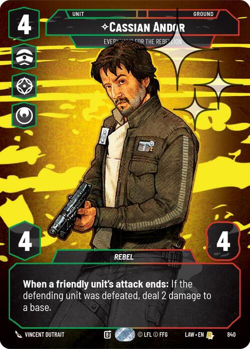 Cassian Andor - Everything for the Rebellion Card Front