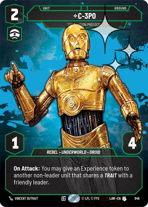 C-3PO - Translation Protocol Card Front