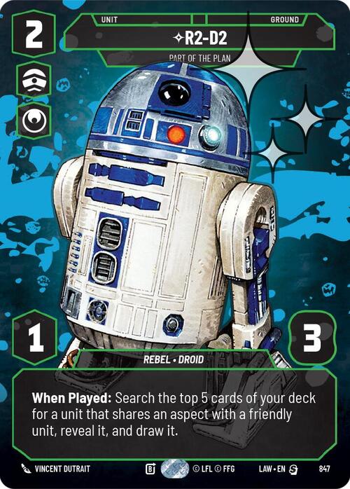 R2-D2 - Part of the Plan Card Front