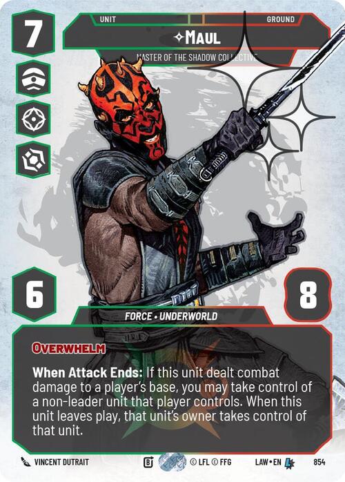 Maul - Master of the Shadow Collective Card Front