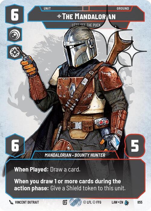 The Mandalorian - Let's See The Puck Card Front