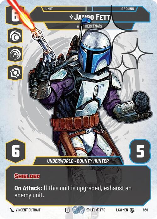 Jango Fett - Wily Mercenary Card Front