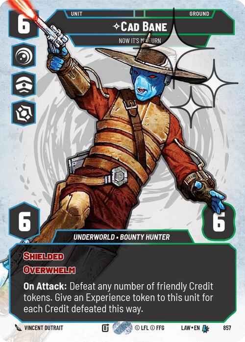 Cad Bane, Ahora me toca a mí Frente