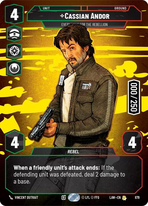 Cassian Andor - Everything for the Rebellion Card Front