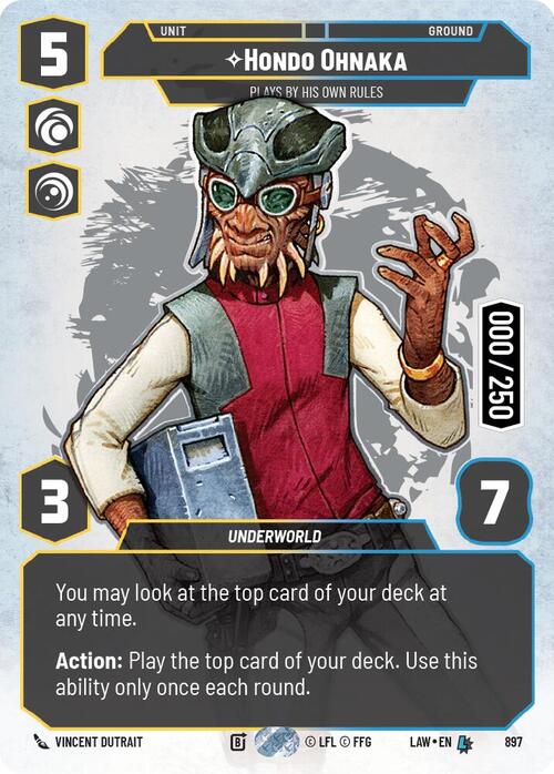 Hondo Ohnaka, Plays By His Own Rules Frente