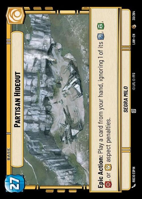 Partisan Hideout // Experience Card Front