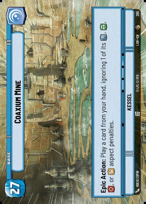 Coaxium Mine // Experience Card Front