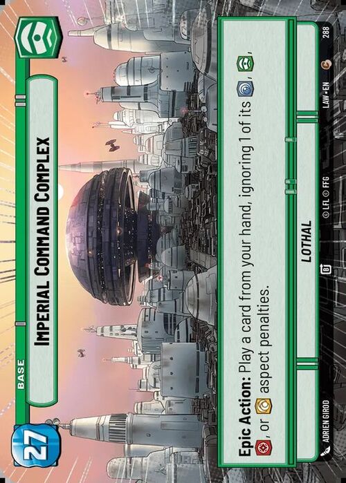 Imperial Command Complex // Credit Card Front