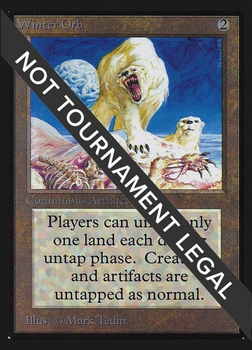 Winter Orb Card Front