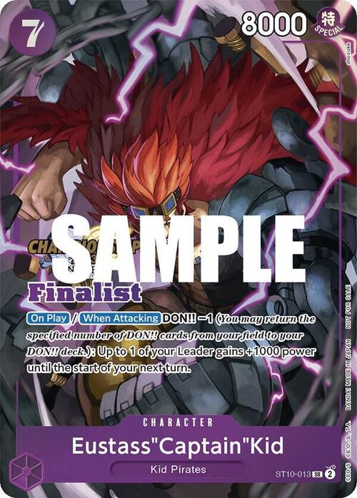 Eustass"Captain"Kid Card Front