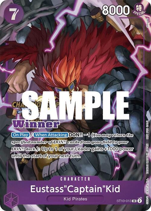 Eustass"Captain"Kid Card Front
