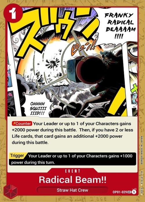 Radical Beam!! Frente