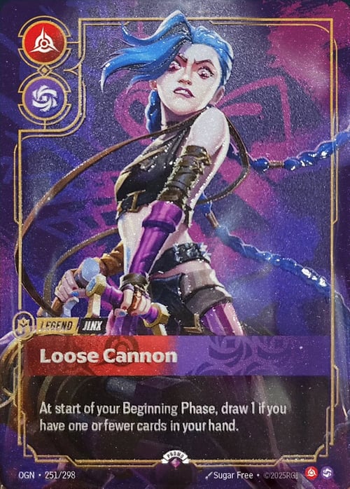 Plated Legend: Jinx, Loose Cannon Frente