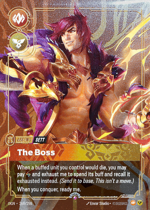 Plated Legend: Sett, The Boss Frente