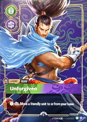 Yasuo - Unforgiven · Non-Foil Plated Legend | Prize Wall 259