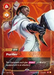 Lucian - Purifier · Non-Foil Plated Legend | Prize Wall 183