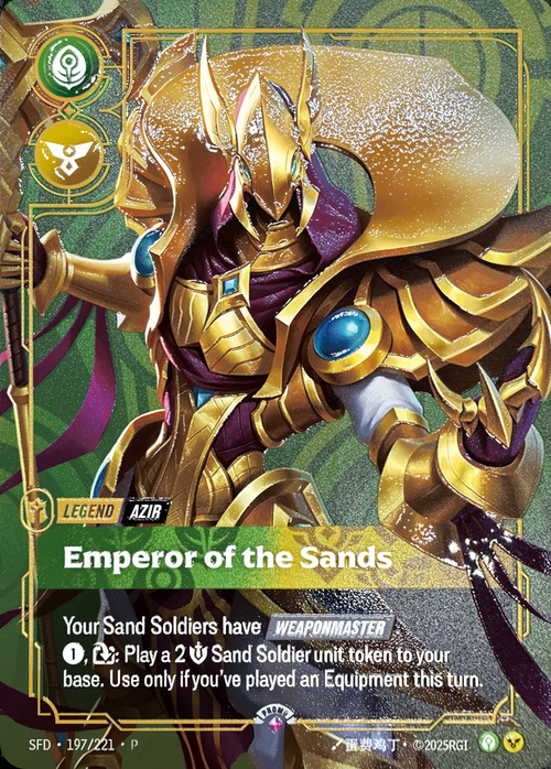 Azir, Emperor of the Sands Frente
