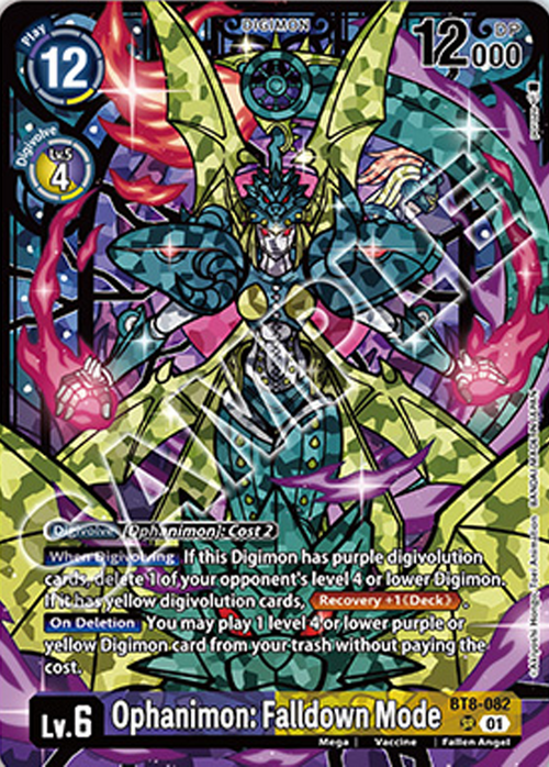 Ophanimon Falldown Mode Card Front