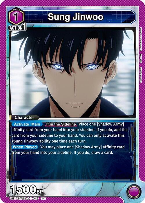 Sung Jinwoo Card Front