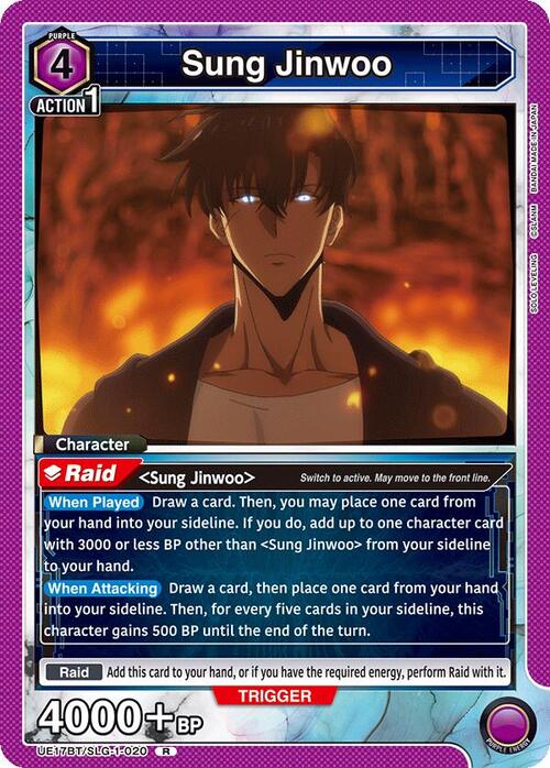 Sung Jinwoo Card Front