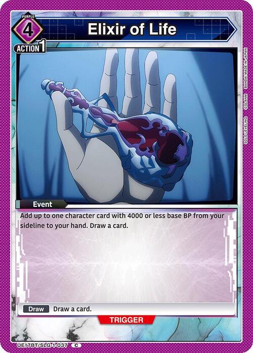 Elixir of Life Card Front