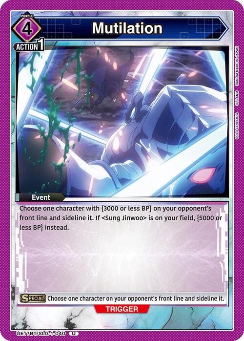 Mutilation Card Front