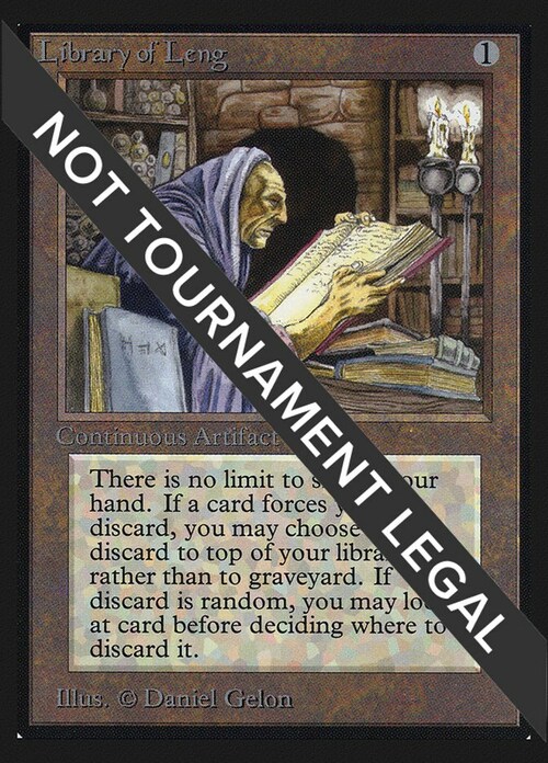 Library of Leng Card Front