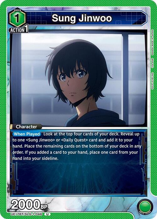 Sung Jinwoo Card Front