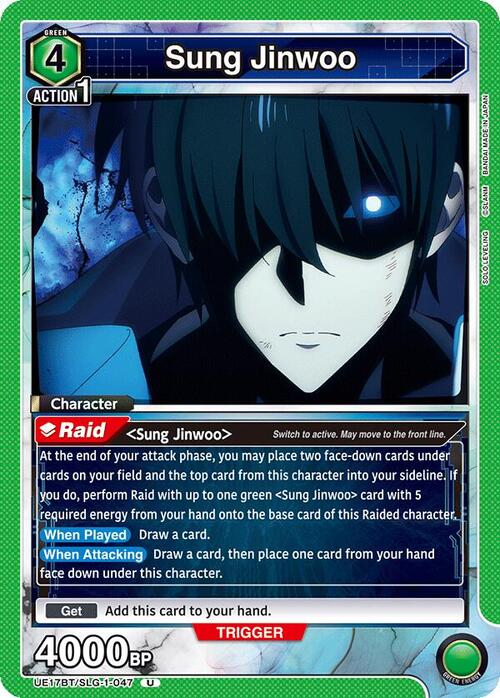 Sung Jinwoo Card Front