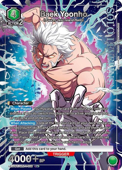 Baek Yoonho Card Front