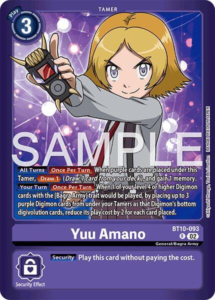 Yuu Amano Card Front
