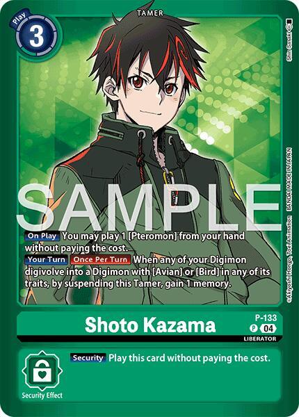 Shoto Kazama Card Front