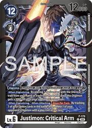 Justimon: Critical Arm · Limited Card Pack – Another Knight P-179 P