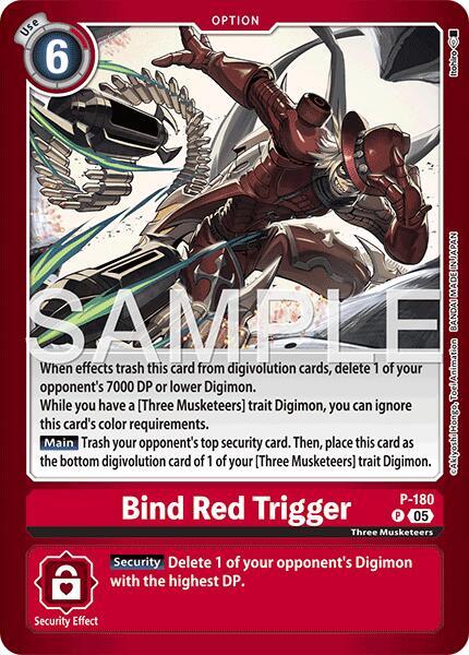 Bind Red Trigger Card Front