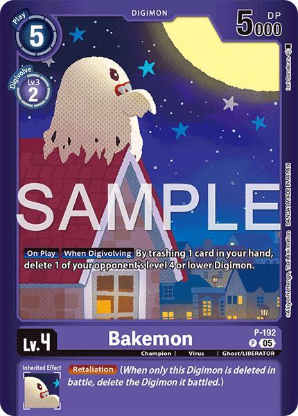 Bakemon Card Front