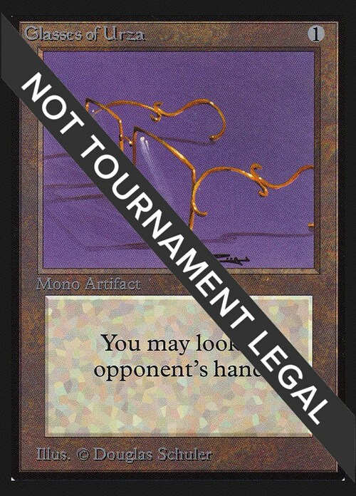 Glasses of Urza Card Front