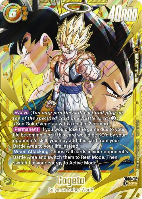 Gogeta Card Front